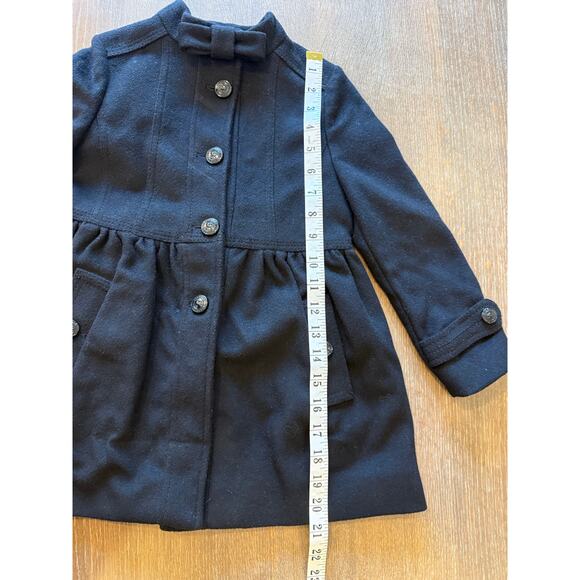 BURBERRY Children Black Peacoat Coat Jacket Girls size 4 - Picture 13 of 13